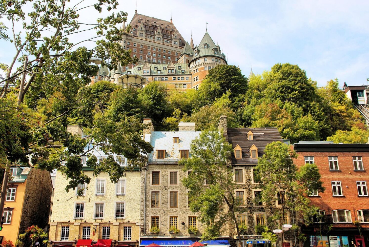 A group of buildings with trees in front of them Description automatically generated with medium confidence