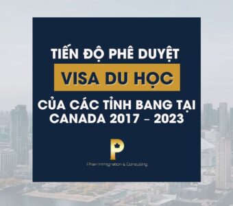 Tiến độ phê duyệt Visa du học của các tỉnh bang tại Canada 2017 – 2023