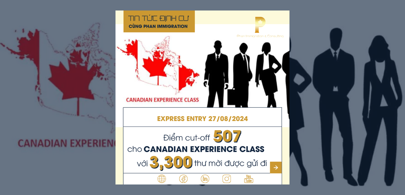 IRCC mời 3,300 ứng viên Express Entry nhóm CEC - Phan Immigration