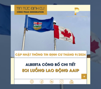 Tỉnh bang Alberta công bố chi tiết EOI luồng lao động AAIP