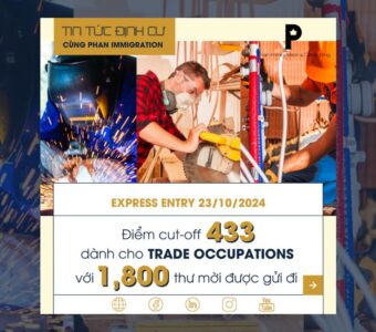 IRCC mời 1,800 ứng viên Express Entry nhóm Trade