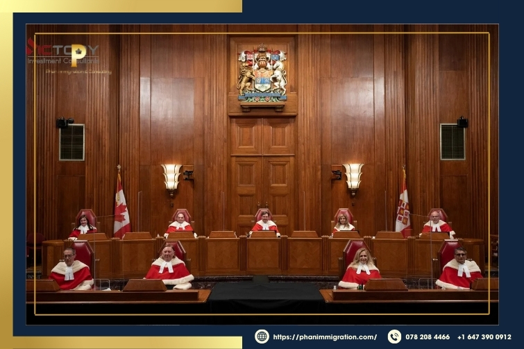 Tòa án Tối cao Canada giữ vai trò giải thích hiến pháp, xét xử các vụ án lớn