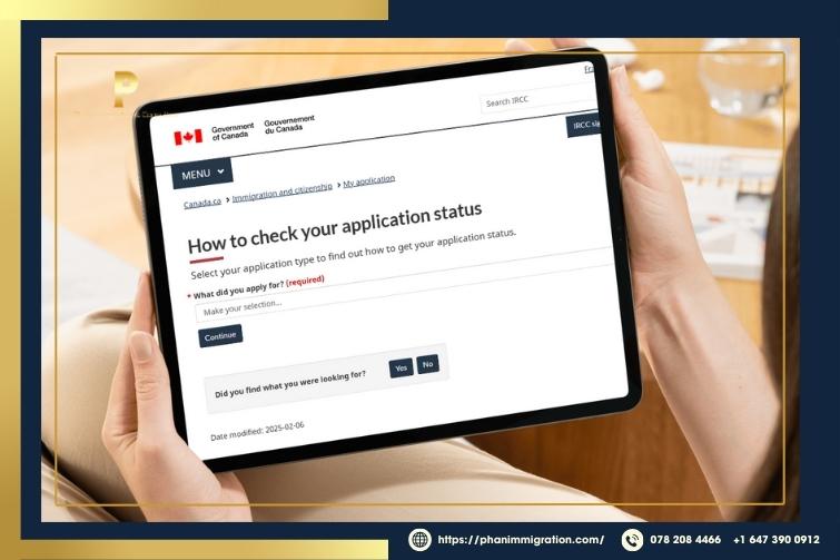 Theo dõi tình trạng xét duyệt Visa Canada tại website IRCC