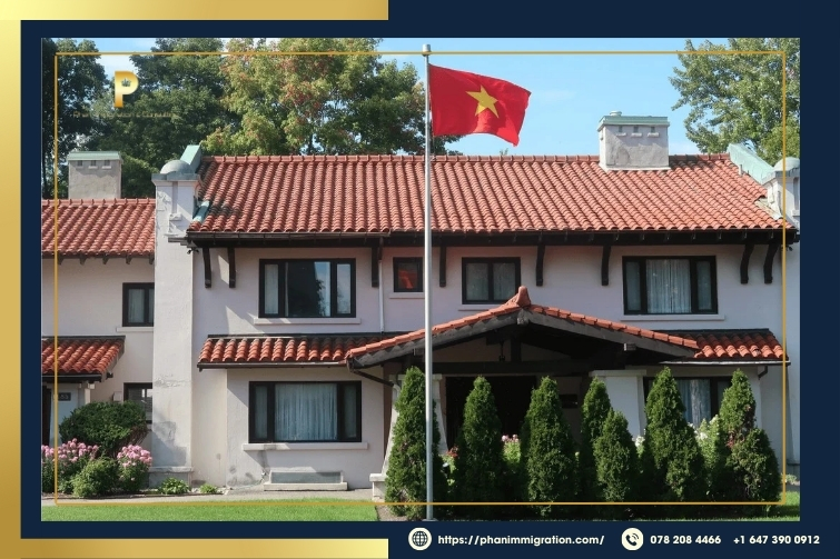 Tổng lãnh sự quán Việt Nam tọa lạc tại thành phố Vancouver, Canada