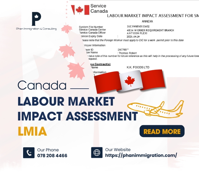 To work in Canada, applicants need an LMIA and a job offer for a work permit