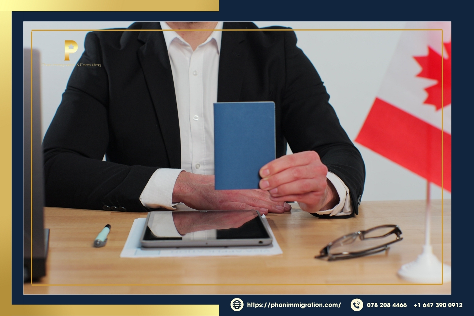 The process of applying for a Canadian work visa