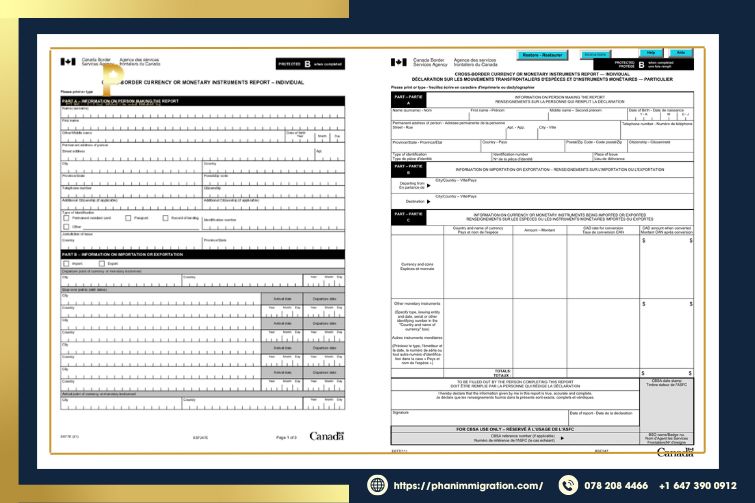 Personal Currency Declaration Forms Upon Entry: E677 and E667