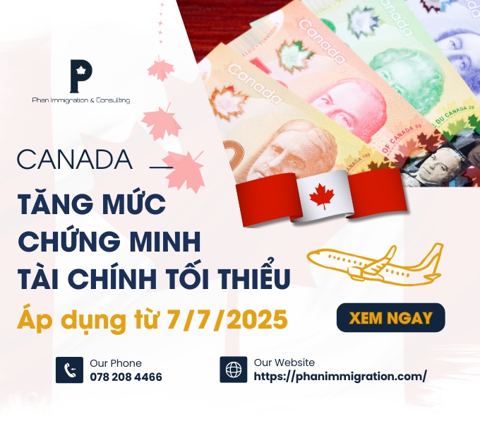 Canada tăng mức chứng minh tài chính tối thiểu để nhập cư