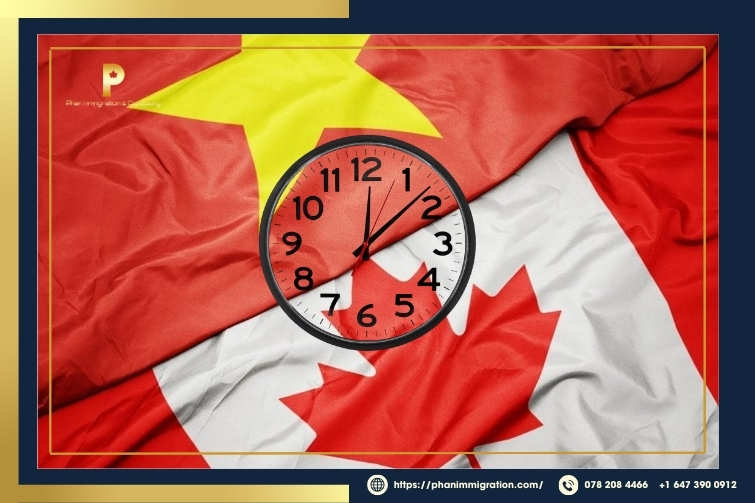 Dễ dàng quy đổi giờ Canada sang Việt Nam thông qua chênh lệch múi giờ