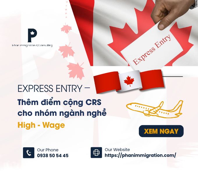 Express Entry thêm điểm cộng CRS cho nhóm High-wage từ ngày 03/11/2026